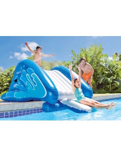 Toboggan gonflable pour piscine enterrée 2