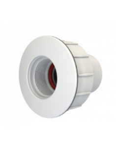 Complete wanddoorvoer (Beton) - witte siering