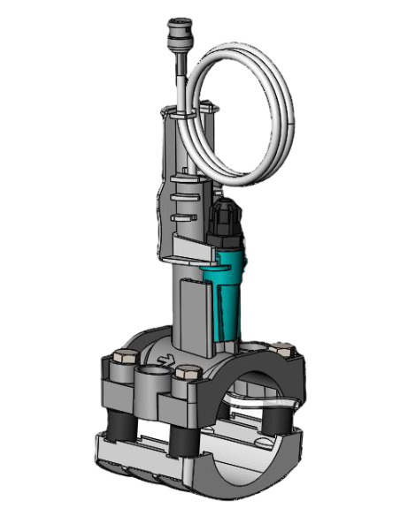Porte-sonde injecteur 2 en 1