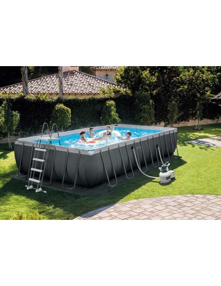 Piscine Ultra Frame XTR Rectangulaire 732 x 366 x 132 cm - intex