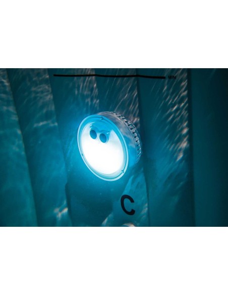 Lumière d'ambiance LED spa gonflable bulles