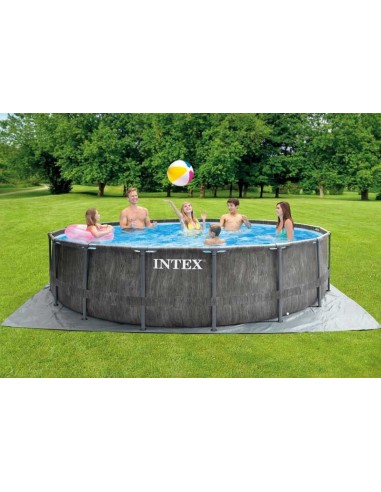 Piscine Greywood Prism Frame Premium ronde Ø 457 x 122 cm