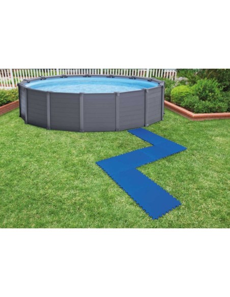 Vloerbeschermer 50x50 cm (8 st.) - intex