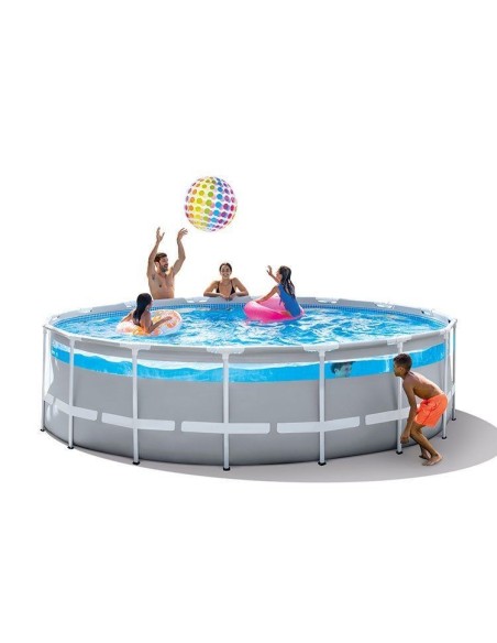 Piscine Clearview Premium Prism Frame ronde Ø 488 x 122 cm