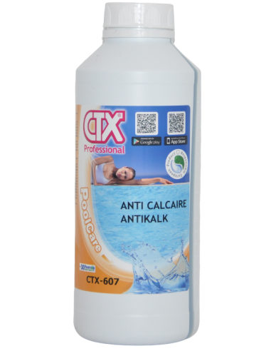 Nettoyant Anticalcaire CTX 607 - Anticalcaire pour piscine de 1L