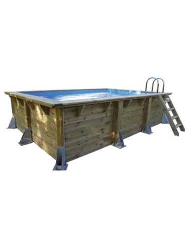 Piscine bois Ubbink Azura 505 x 350 x H 126 cm
