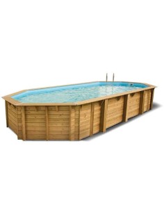 Houten zwembad Ubbink Azura 750 x 400 x H 130 cm