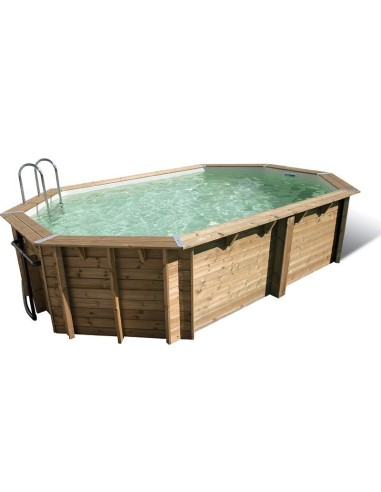 Piscine bois Ubbink Océa 610 x 400 x H 130 cm