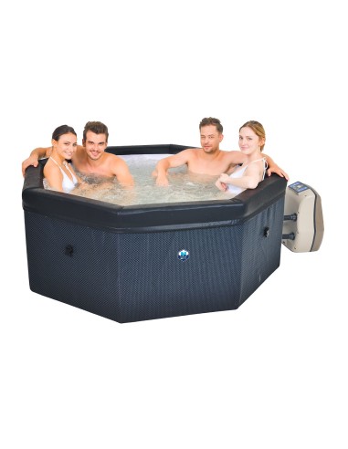Pack NetSpa semi-rigide Octopus 4 à 6 pl. + Ensemble 5 mobiliers