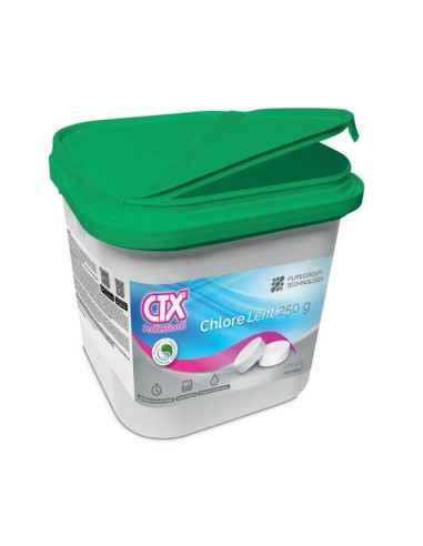 Chlore 10 Actions en galet de 250g CTX342 à mettre dans le skimmer