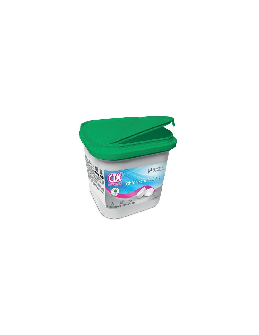 Chlore lent galets 250 g - 5 kg - Piscine-nord