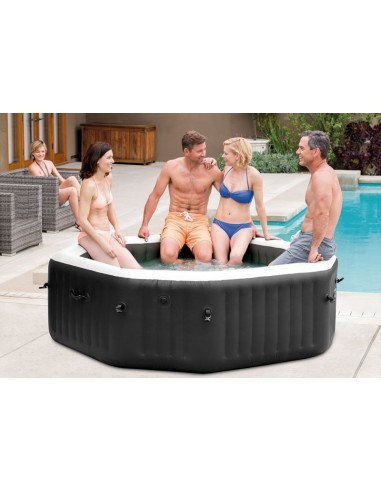 Spa gonflable Carbone octogonal 4 places