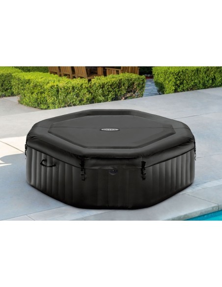 Spa gonflable Carbone octogonal 4 places
