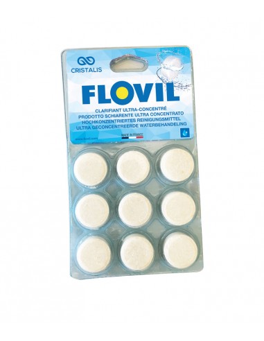 Flovil clarifiant ultra concentré - 9 pastilles 11g