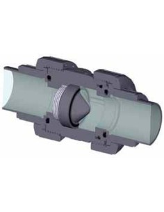 Clapet anti-retour Ø50 mm (avec ressort) 2
