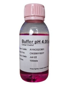 Solution étalon pH4 100 ml