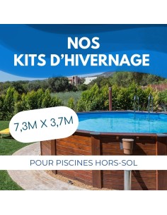 Kit Hivernage Piscine Hors Sol 7,3x3,7m - 