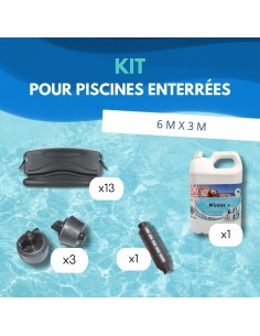 Kit Hivernage Piscine Enterrée 5x5m 