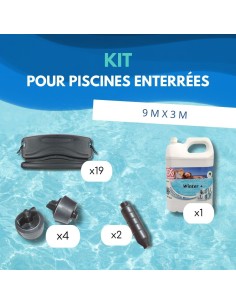 Kit Hivernage Piscine Enterrée 9x3m -  2