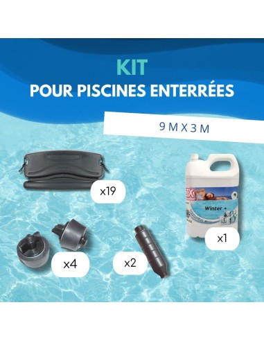 Kit Hivernage Piscine Enterrée 9x3m - 