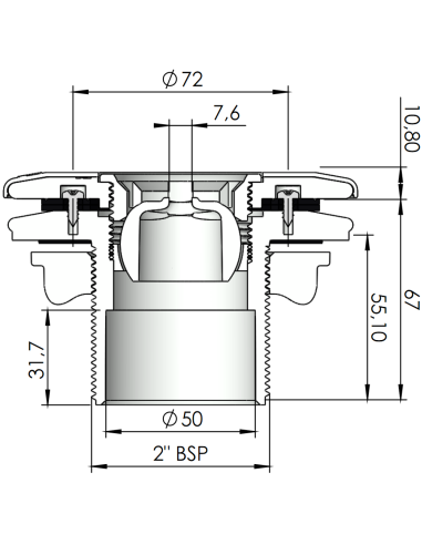 Buse de refoulement (Piscine Liner)