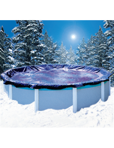 Couverture d'hivernage pour piscine ovale hors sol - 4,57 X 9,14 m