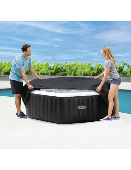 6P achthoekige thermische spa-afdekking - intex