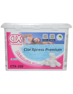 Langzaam Chloor choc tabletten van 20 g - 1 Kg CTX-250