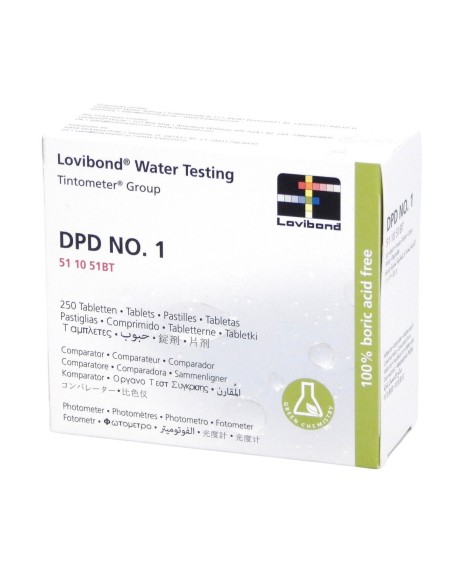 DPD3 Reagenttabletten voor totaal chloor - 250