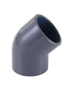 Coude PVC 45° à coller Ø50 mm