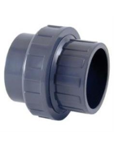 Raccord PVC union 3 pièces à coller Ø50 mm