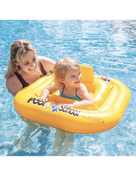 Opblaasbare zwemband met zitje Pool School - intex