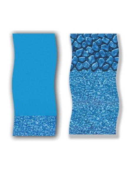Liner piscine hors sol 4,57m - Overlap - Boulder
