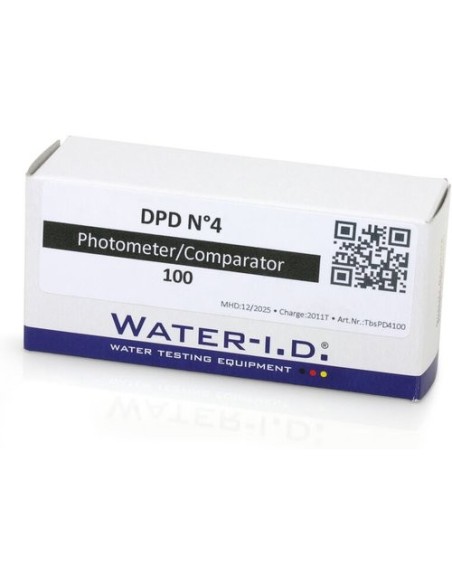 DPD n°4 reagenttabletten – Actief zuurstof – PoolLab – Water-I.D. – Ref. 76966