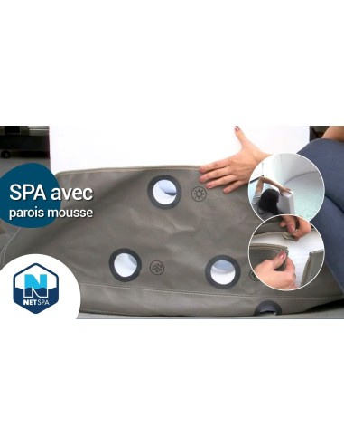 Schuimpaneel met uitsparingen – Spa NetSpa Vita Premium 6 plaatsen – Ref. SP-N391031