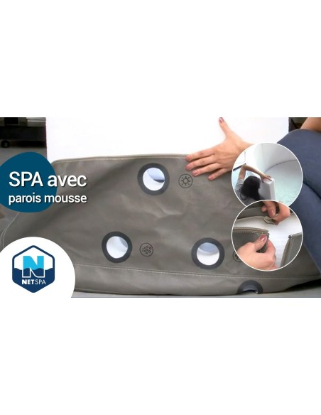 Schuimpaneel met uitsparingen – Spa NetSpa Vita Premium 6 plaatsen – Ref. SP-N391031
