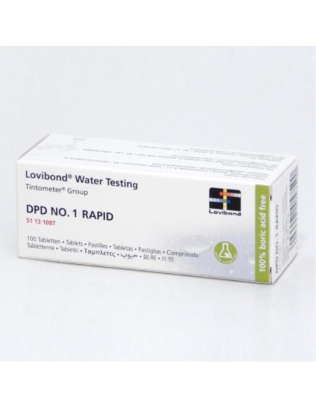 Pastilles DPD n°1 Rapid Lovibond 511310BT – Boîte de 100