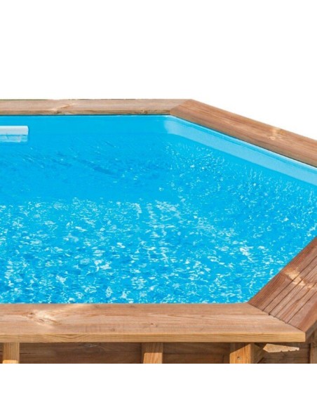 Bubbelafdekking rond Ø360 cm blauw – Ubbink zwembad 7514909