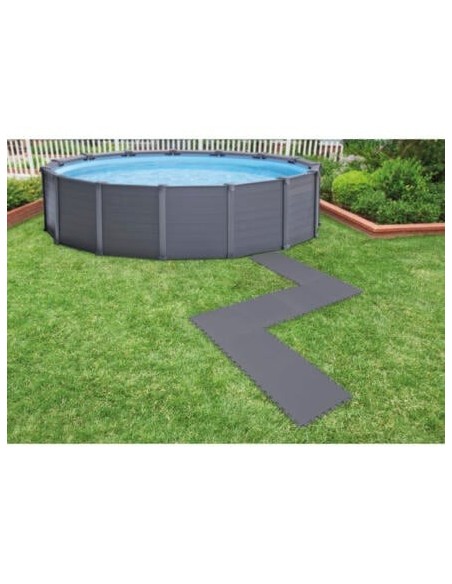 Tapis de sol puzzle Intex 50 × 50 cm gris