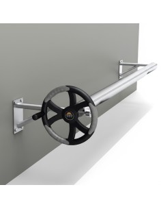 Muurhaspel Inox 4 tot 5 m