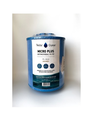 Filtre spa Wellis AKU3003 antibactérien 175x148 | Équiv. AKU0136 SC809
