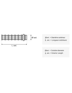 Zeefjes L.160 3/4'' voor zandfilter Cantabric, Uve en Millenium ( x2) 2