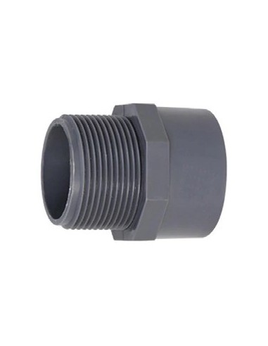 PVC schroefdoppen met lijm Ø50 mm x 1 1/2"