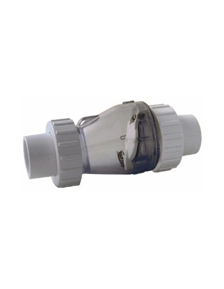 Clapet anti-retour transparent Valterra Ø63 mm + ressort