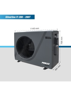 Poolex Silverline Fi 200 zwembad warmtepomp (Full Inverter) - TRI