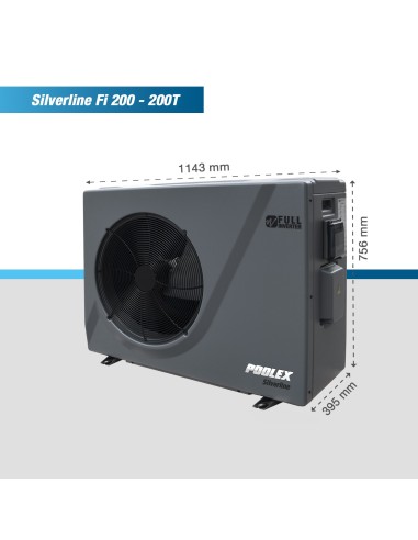 Pompe à chaleur Poolex Silverline Fi 200 (Full Inverter) - TRI