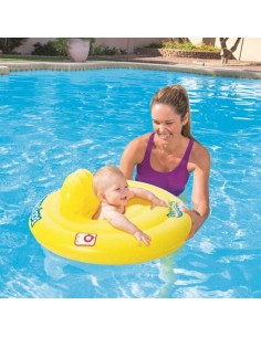 Jouet gonflable avion flottant Boom pour enfants, piscine gonflable  flottante avec pistolet à eau, bouée de piscine pour enfants, tapis  flottant pour piscine