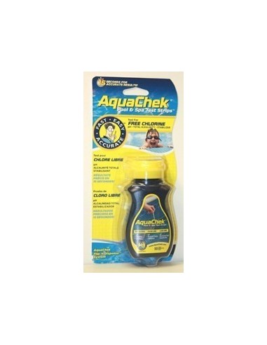 Analysestrookjes Aquachek: geel 4 in 1