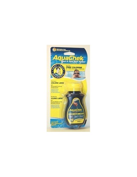 Bandelettes d'Analyse Aquachek jaune 4 en 1