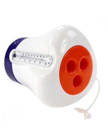 Drijvend instelbaar dispenser met thermometer - Funshine